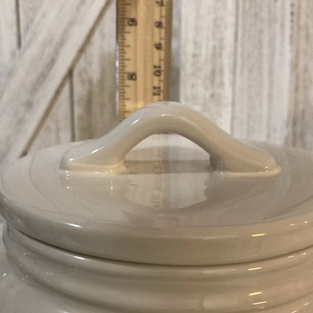 Rae Dunn Peppermint Canister - Picture 5 of 6